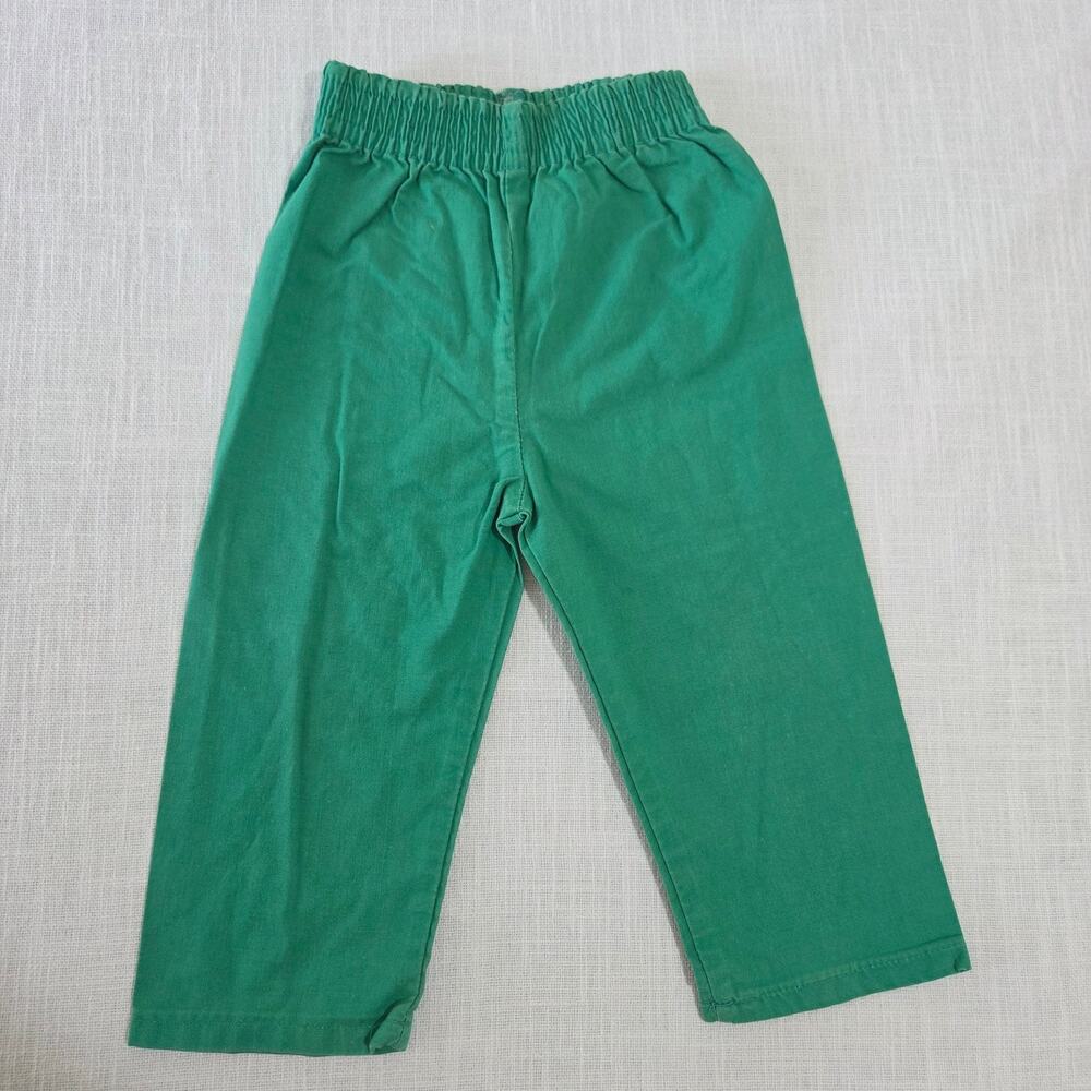 Vintage Green Cotton Pants 24 months